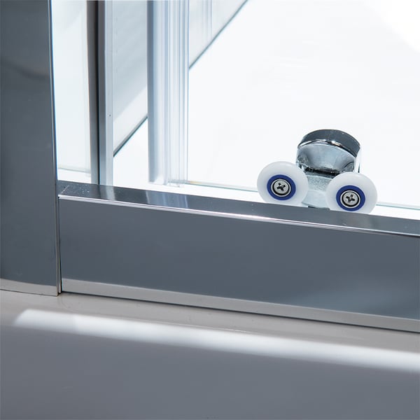 Καμπίνα Flow Corner Entry Chrome 90x90 cm